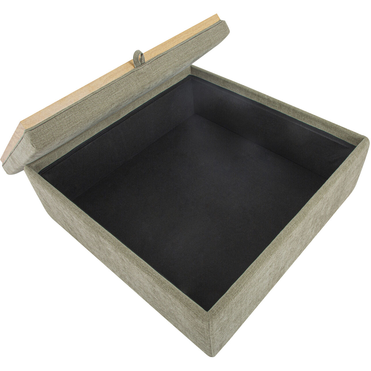 Montana 13.4 inch Green Storage Ottoman